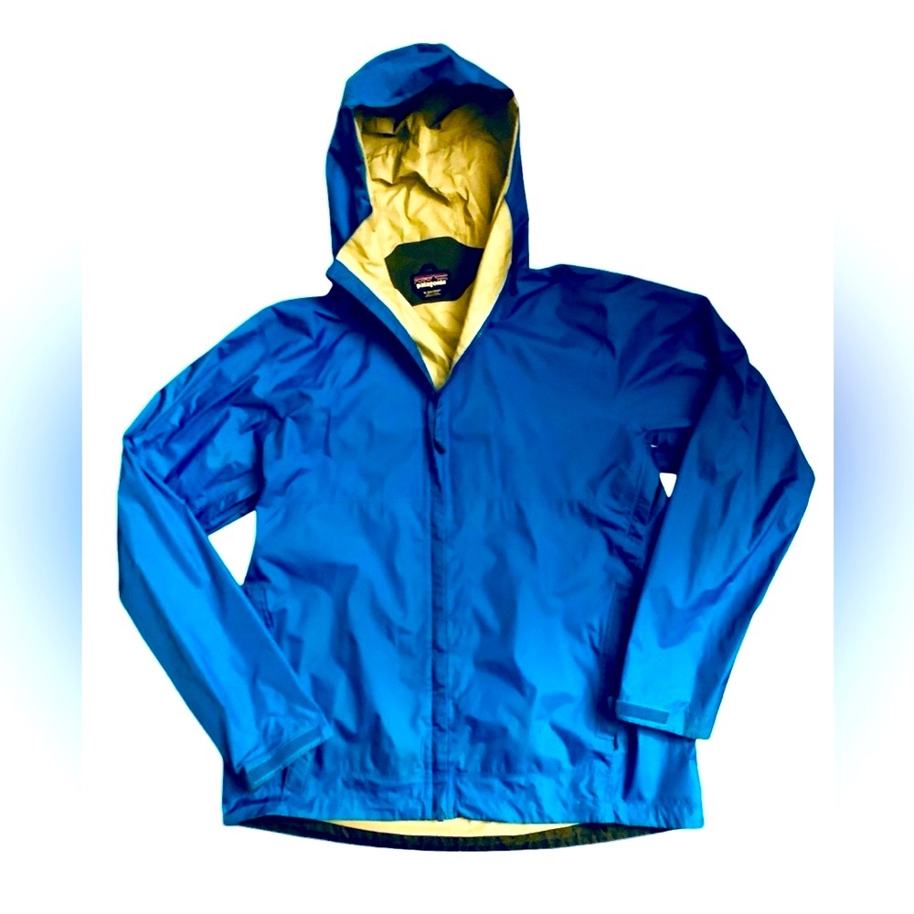 Patagonia Blue Hooded Nylon  Jacket XL